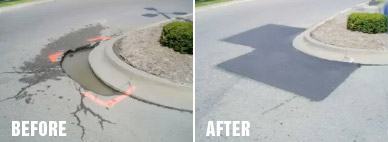 Infrared Thermal Patching Before